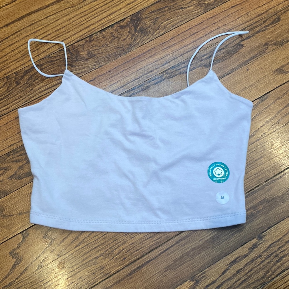 Lavender cropped tank NWT
